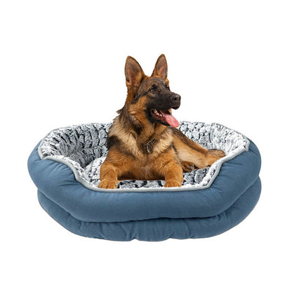 Pet Dog Bed Cat Beds Luxury Soft Washable Puppy Cushion Warm Pet Basket-S M L