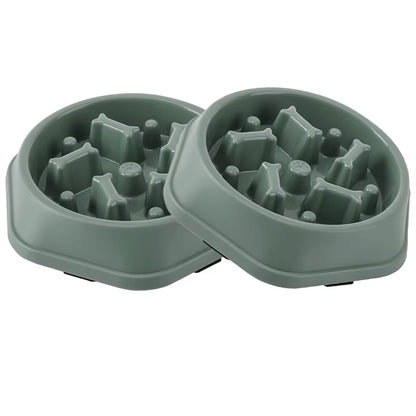Anti Choking Slow Feeder Dog Bowl Non Slip Puzzle Dish for Small Medium Pets