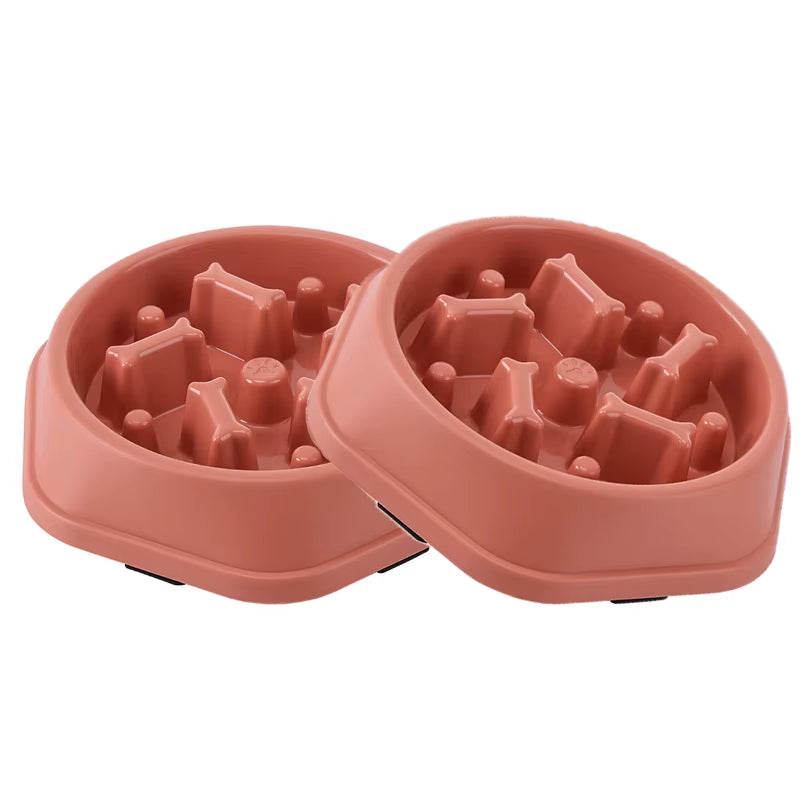 Anti Choking Slow Feeder Dog Bowl Non Slip Puzzle Dish for Small Medium Pets