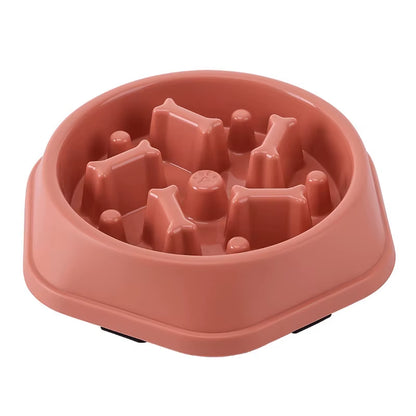 Anti Choking Slow Feeder Dog Bowl Non Slip Puzzle Dish for Small Medium Pets
