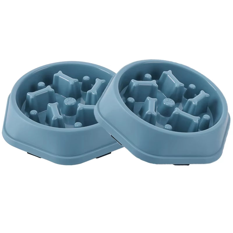 Anti Choking Slow Feeder Dog Bowl Non Slip Puzzle Dish for Small Medium Pets