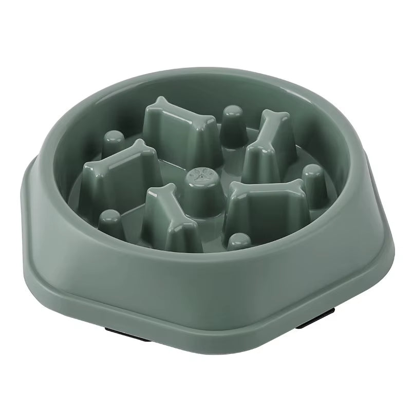 Anti Choking Slow Feeder Dog Bowl Non Slip Puzzle Dish for Small Medium Pets