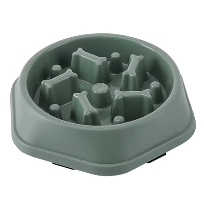 Anti Choking Slow Feeder Dog Bowl Non Slip Puzzle Dish for Small Medium Pets